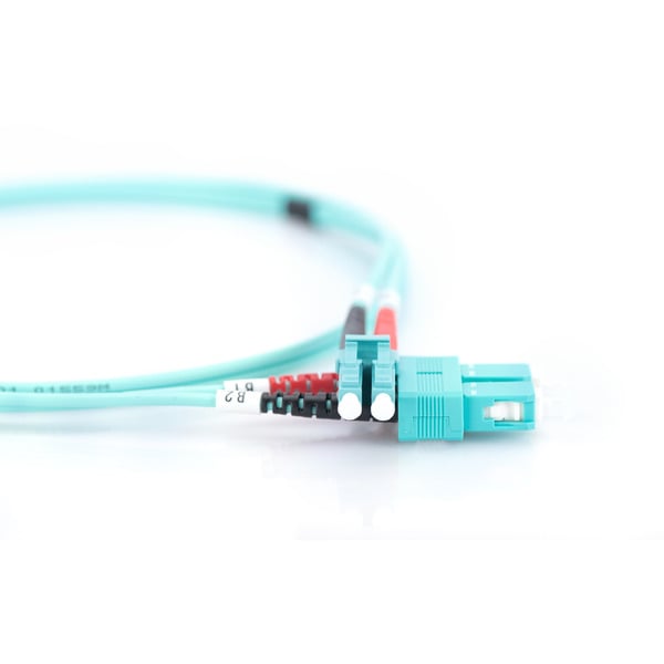 Digitus LWL Patchkabel, Duplex, LC > SC Stecker, Multimode OM3 - Digitus - vue 3