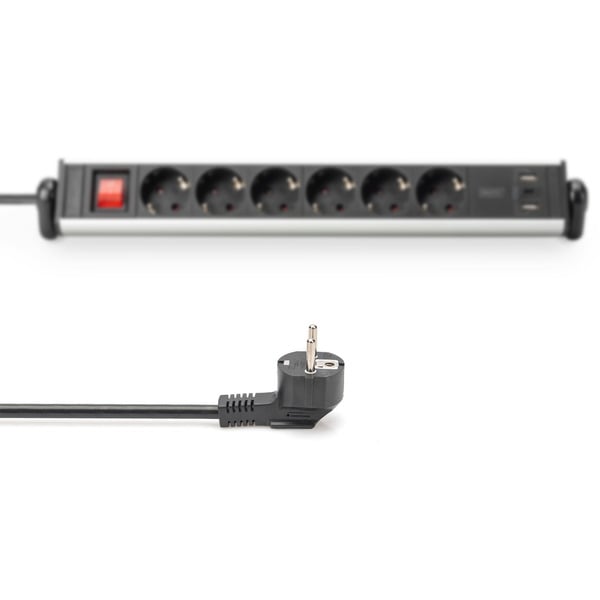 Digitus Office-Steckdosenleiste 6-fach, 3x USB - Digitus - vue 3