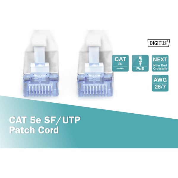 Digitus Patchkabel CAT 5e SF/UTP 1m - Digitus - vue 2