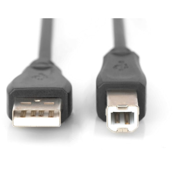 (€ 0,37 / 1 m) Digitus USB 2.0 Anschlusskabel USB-A (Stecker) > USB-B (Stecker) - Digitus - vue 2