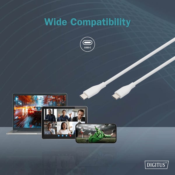 Digitus USB 2.0 Silikon-Anschlusskabel USB-C > USB-C - Digitus - vue 8