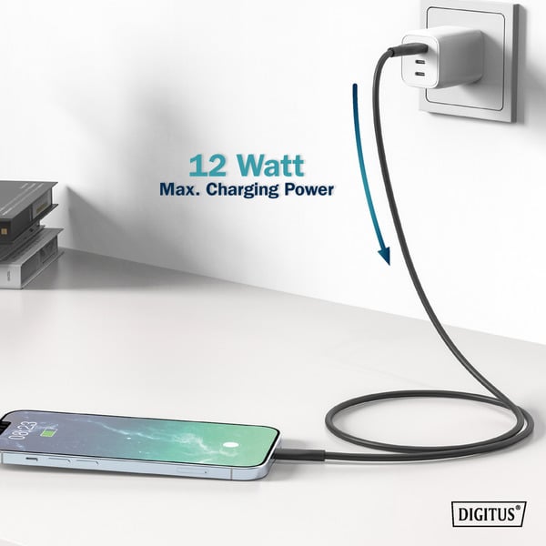Digitus USB 2.0 Silikon-câble USB-A > Lightning, MFI zertifiziert - Digitus - vue 9