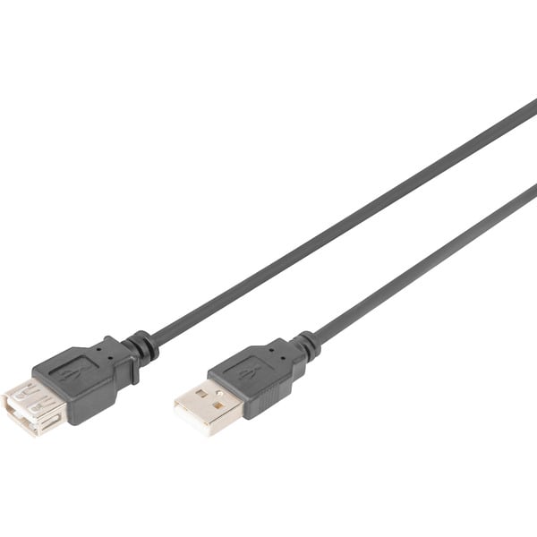 (€ 0,67 / 1 m) Digitus USB 2.0 Verlängerungskabel, USB-A Stecker > USB-A Buchse - Digitus