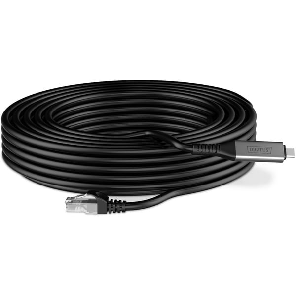 Digitus USB-C 3.2 Gen1 > RJ-45 Ethernet câble, 1Gbit/s, Adapter - Digitus - vue 2
