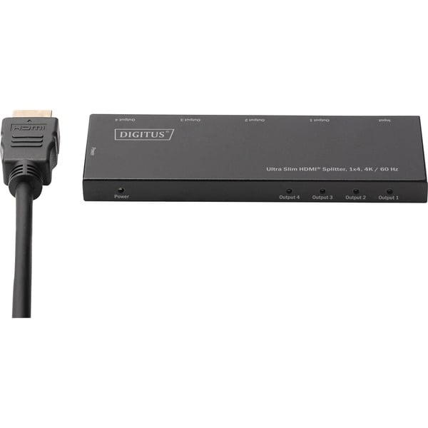 Digitus Ultra Slim HDMI Splitter, 1x4, 4K / 60 Hz - Digitus - vue 4