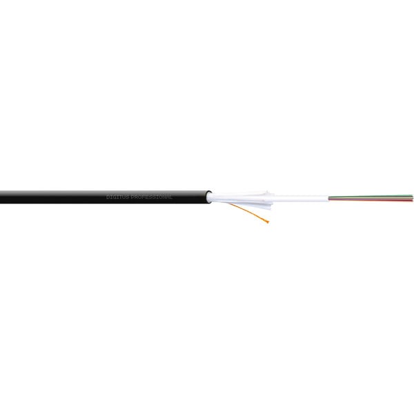 (€ 0,68 / 1 m) Digitus Verlegekabel A/I-DQ(ZN)BH 9/125µ OS2 12F Dca - Digitus