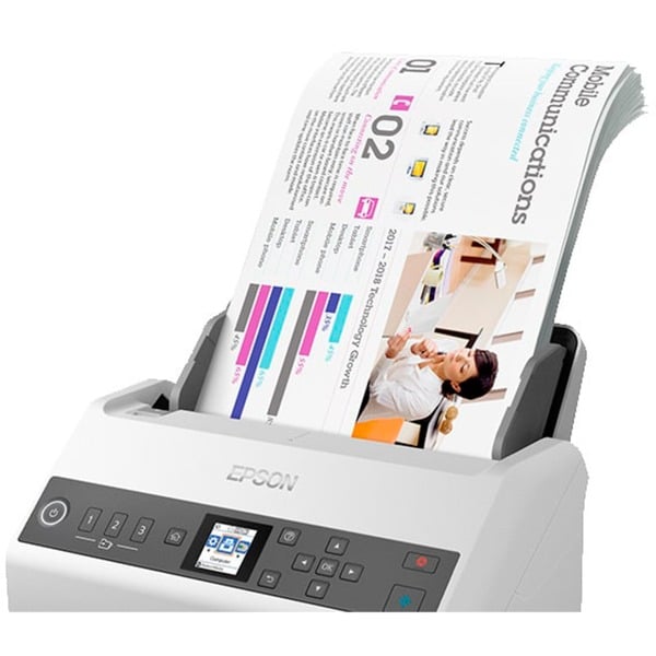Epson Workforce DS-730N, Einzugsscanner - Epson - vue 3