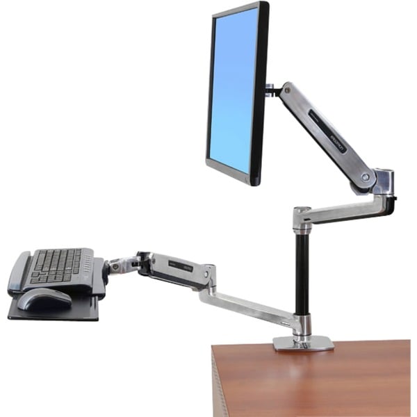 Ergotron LX HD Sitz-Steh-Tischmontage-LCD-Arm, support moniteur - Ergotron - vue 2