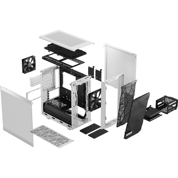 Fractal Design Meshify 2 Mini White TG Clear Tint, Tower-Gehäuse - Fractal Design - vue 14