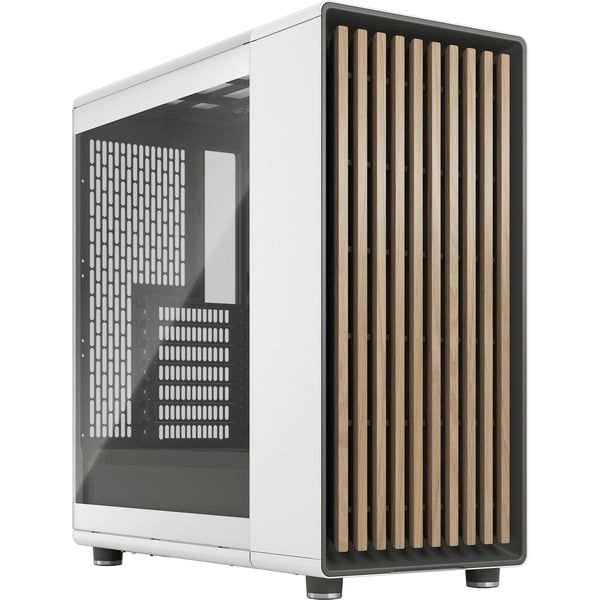 Fractal Design North Chalk White TG Clear, Tower-Gehäuse - Fractal Design