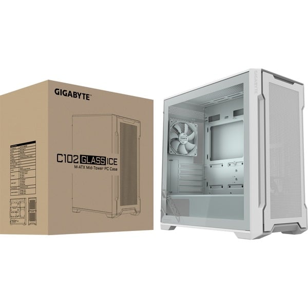 GIGABYTE C102 GIass Ice, Tower-Gehäuse - GIGABYTE - vue 8
