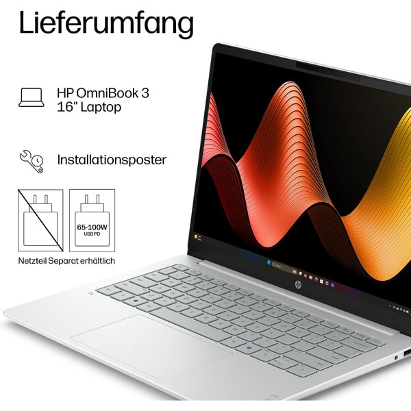 HP OmniBook 3 16-bu0055ngx - HP - vue 13