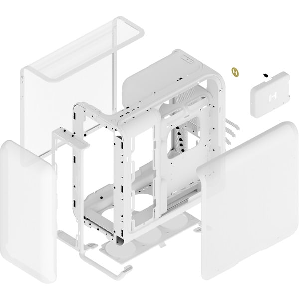 HYTE X50 Air, Tower-Gehäuse - HYTE - vue 9