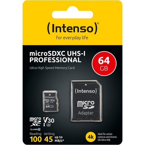 Intenso 64 GB microSDXC, Speicherkarte - Intenso - vue 4