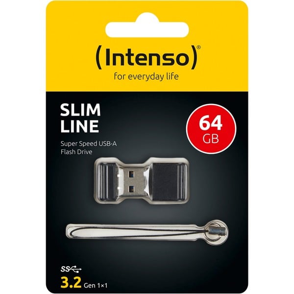 Intenso Slim Line 64 GB, USB-Stick - Intenso - vue 3