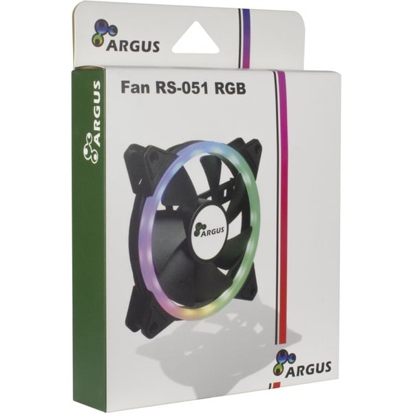 Inter-Tech Argus RS-051 RGB 120x120x25, Gehäuselüfter - Inter-Tech - vue 6