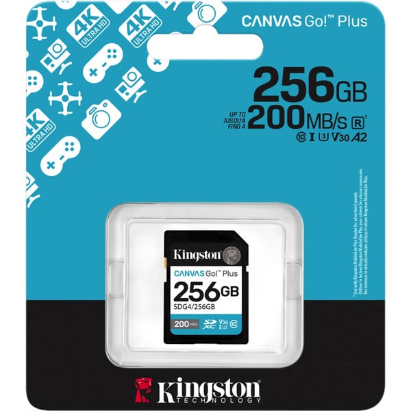 Kingston Canvas Go! Plus 256GB SDXC, Speicherkarte - Kingston - vue 3