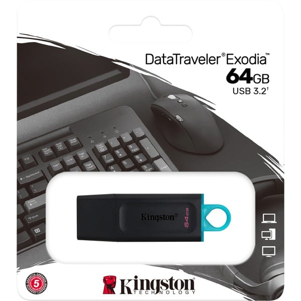 Kingston DataTraveler Exodia 64 GB, USB-Stick - Kingston - vue 5