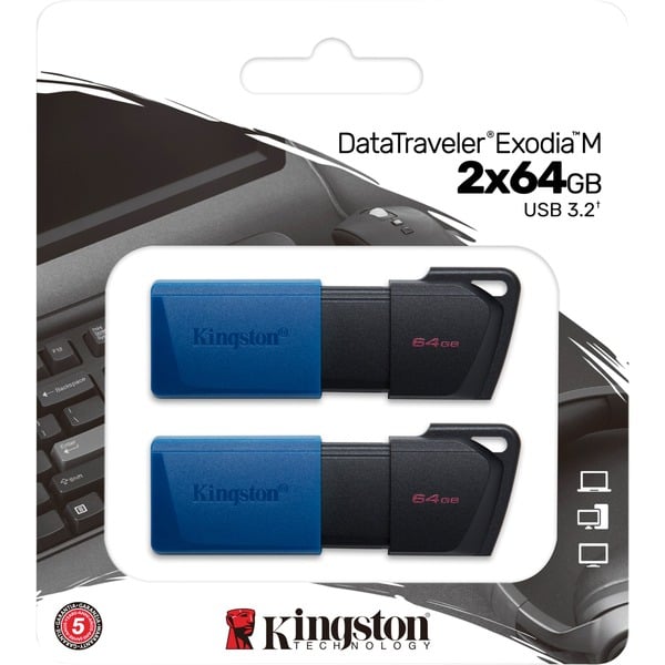 Kingston DataTraveler Exodia M 64 GB, USB-Stick - Kingston - vue 5