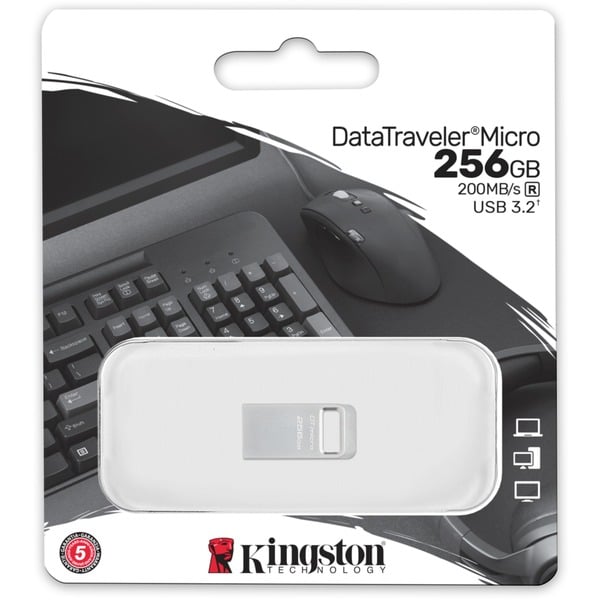 Kingston DataTraveler Micro 256 GB, USB-Stick - Kingston - vue 4