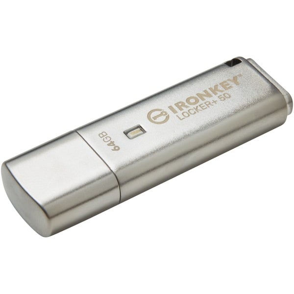 Kingston IronKey Locker+ 50 64 GB, USB-Stick - Kingston - vue 2