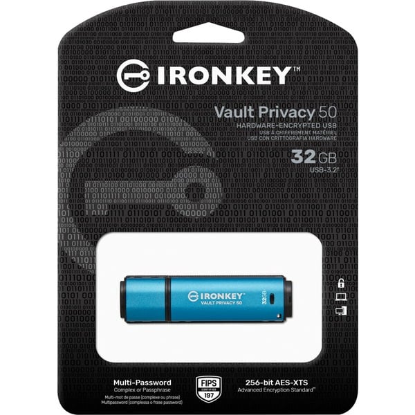 Kingston IronKey Vault Privacy 50 32 GB, USB-Stick - Kingston - vue 6