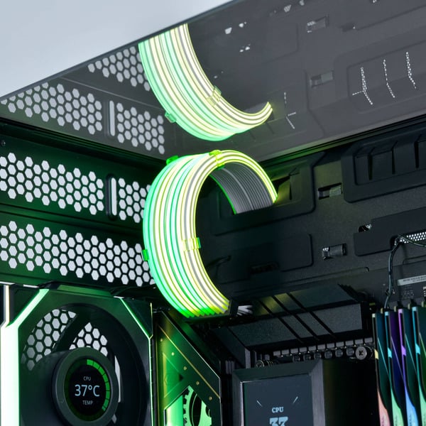 Lian Li Verlängerungskabel Strimer Strimer Wireless CPU 2x8-Pin, PW8-1W-CPU - Lian Li - vue 6