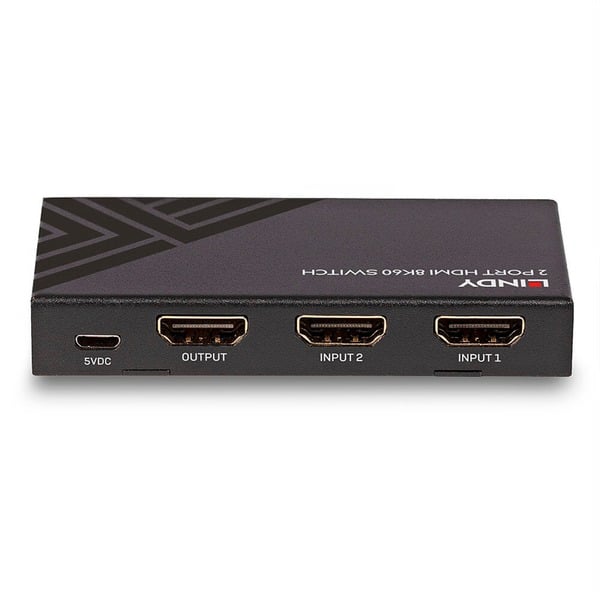 Lindy 2-Port HDMI Switch 2.1 8K60 HDR - Lindy - vue 4