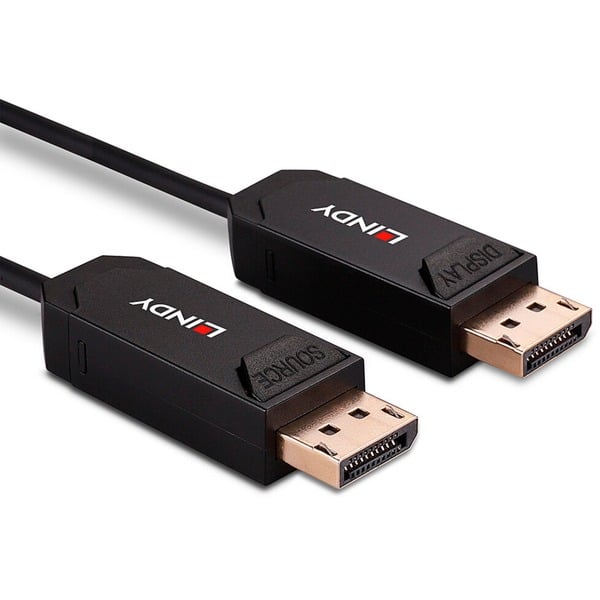 Lindy Fibre Optic Hybrid DisplayPort 2.0 UHBR10 câble - Lindy - vue 3