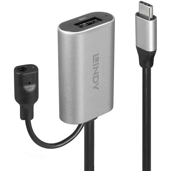 Lindy USB 3.2 Gen 1 Aktivverlängerungskabel, USB-C Stecker > USB-A Buchse - Lindy