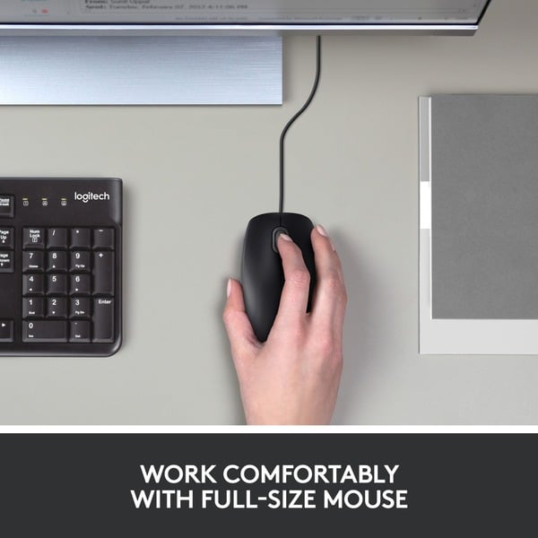 Logitech B100 Optical USB Mouse for Business, souris - Logitech - vue 2