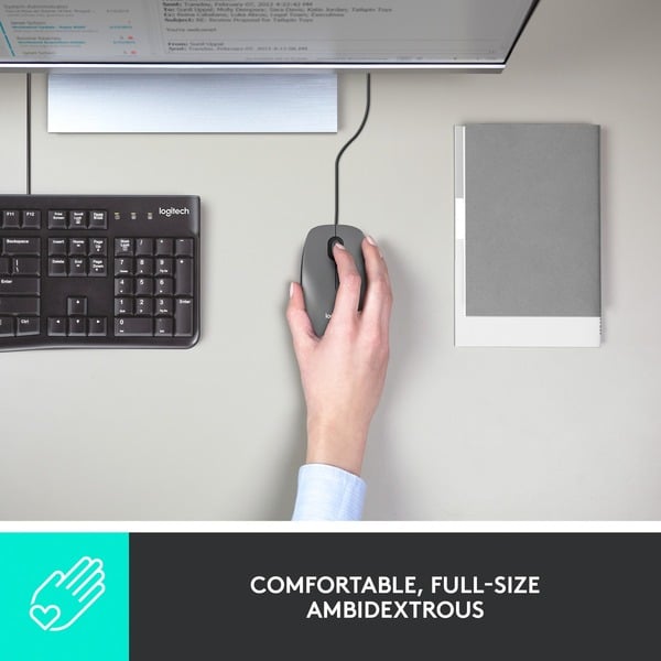 Logitech M100, souris - Logitech - vue 2