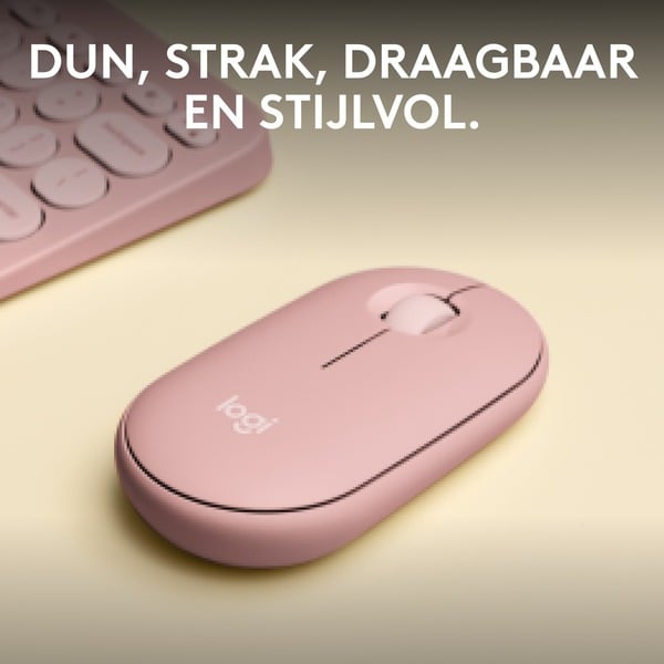Logitech Pebble Mouse 2 M350s, souris - Logitech - vue 2