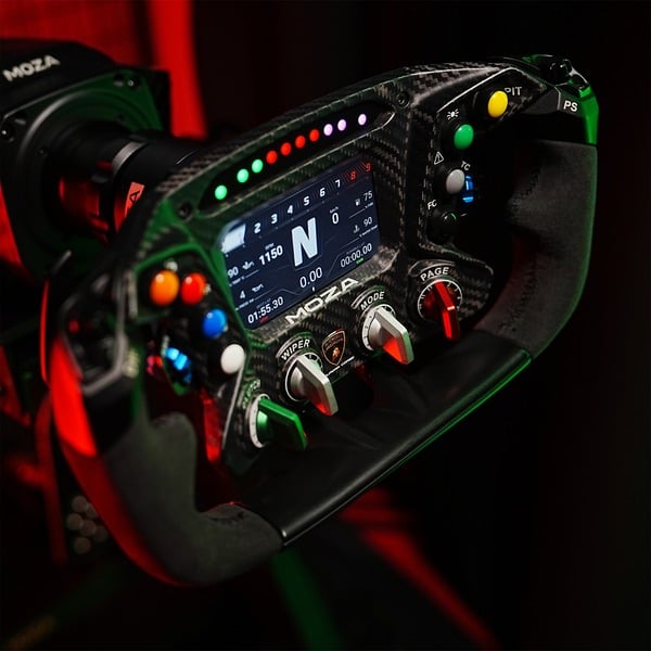 MOZA Essenza SCV12 Sim-Racing Steering Wheel, Austausch-Lenkrad - MOZA - vue 6