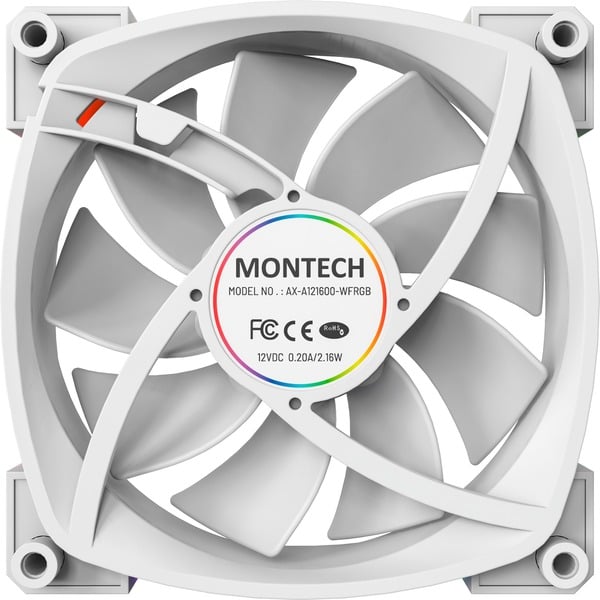 Montech AX120 PWM 120x120x25, Gehäuselüfter - Montech - vue 4