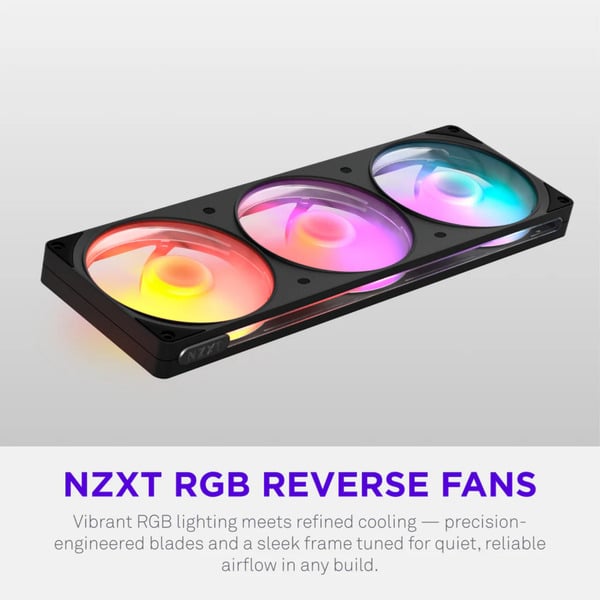 NZXT F360 RGB, Gehäuselüfter - NZXT - vue 3