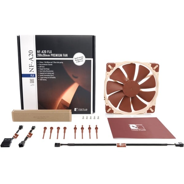 Noctua NF-A20 FLX, Gehäuselüfter - Noctua - vue 3