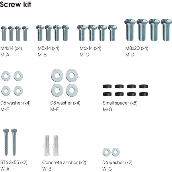 One for all WM4211, Wandsupport - One for all - vue 5