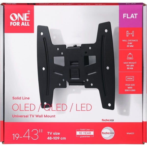 One for all WM4211, Wandsupport - One for all - vue 6