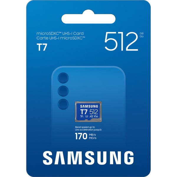 Samsung T7 microSDXC 512 GB, Speicherkarte - Samsung - vue 4