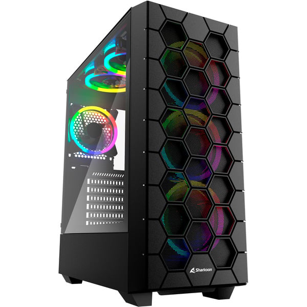 Sharkoon RGB HEX, Tower-Gehäuse - Sharkoon