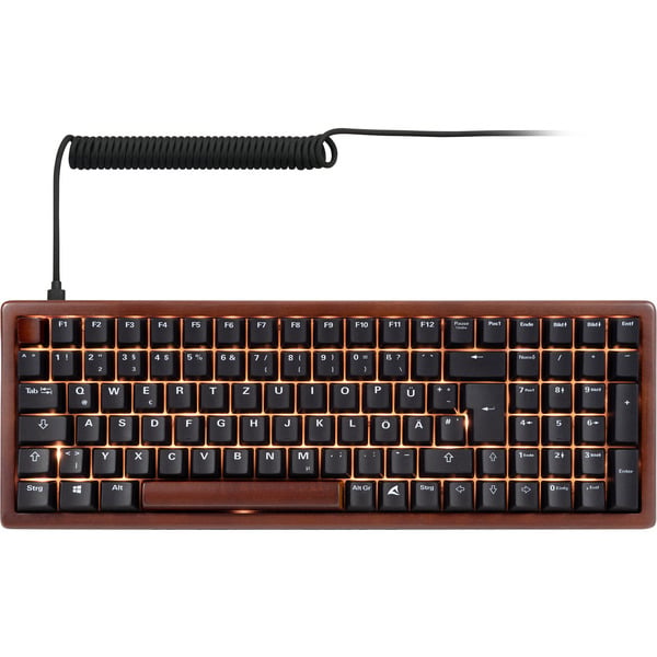 Sharkoon SKILLER SGK50 S2 Wood PBT, clavier gaming - Sharkoon - vue 3