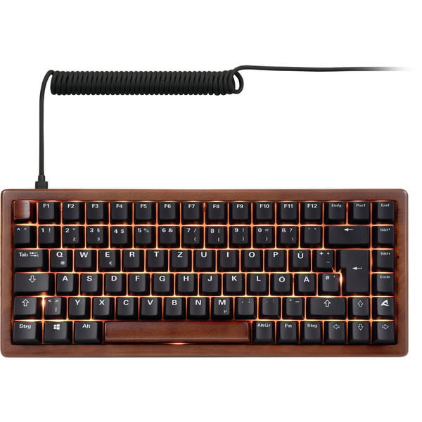 Sharkoon SKILLER SGK50 S3 Wood PBT, clavier gaming - Sharkoon - vue 3