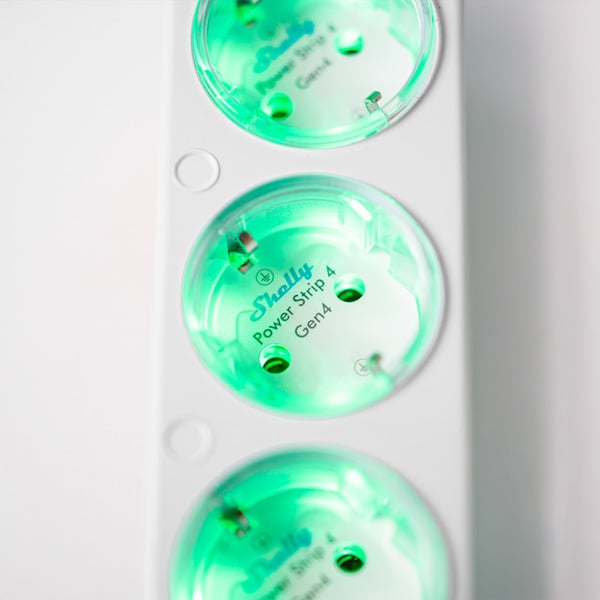 Shelly Steckdosenleiste Power Strip 4 Gen4 - Shelly - vue 6