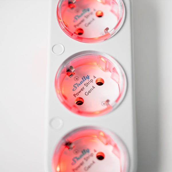 Shelly Steckdosenleiste Power Strip 4 Gen4 - Shelly - vue 7
