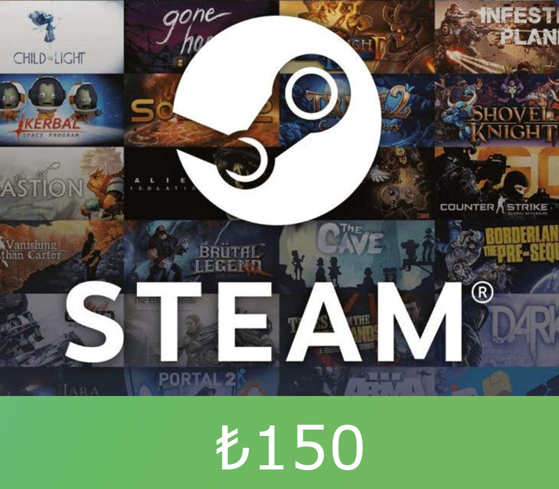 Steam Gift Card 150 TRY Global Activation Code