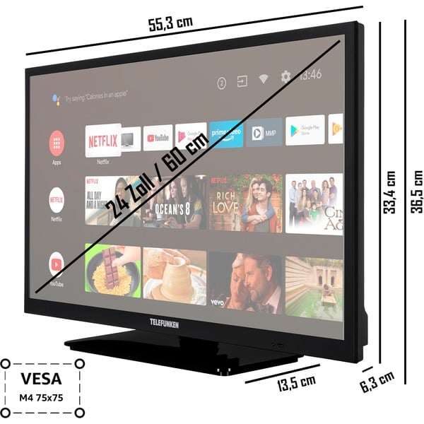 Telefunken XH24AN550MV, LED-Fernseher - Telefunken - vue 3