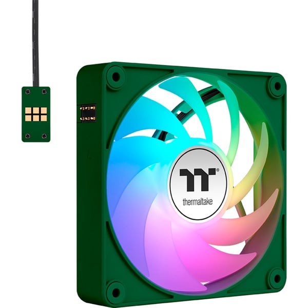 Thermaltake CT140 EX ARGB Sync PC Cooling Fan Racing Green, Gehäuselüfter - Thermaltake - vue 2