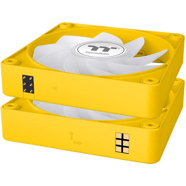 Thermaltake CT140 EX Reverse ARGB Sync PC Cooling Fan Bumblebee, Gehäuselüfter - Thermaltake - vue 4