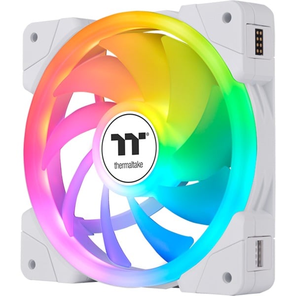 Thermaltake SWAFAN EX12 ARGB Sync PC Cooling Fan White TT Premium Edition, Gehäuselüfter - Thermaltake - vue 5